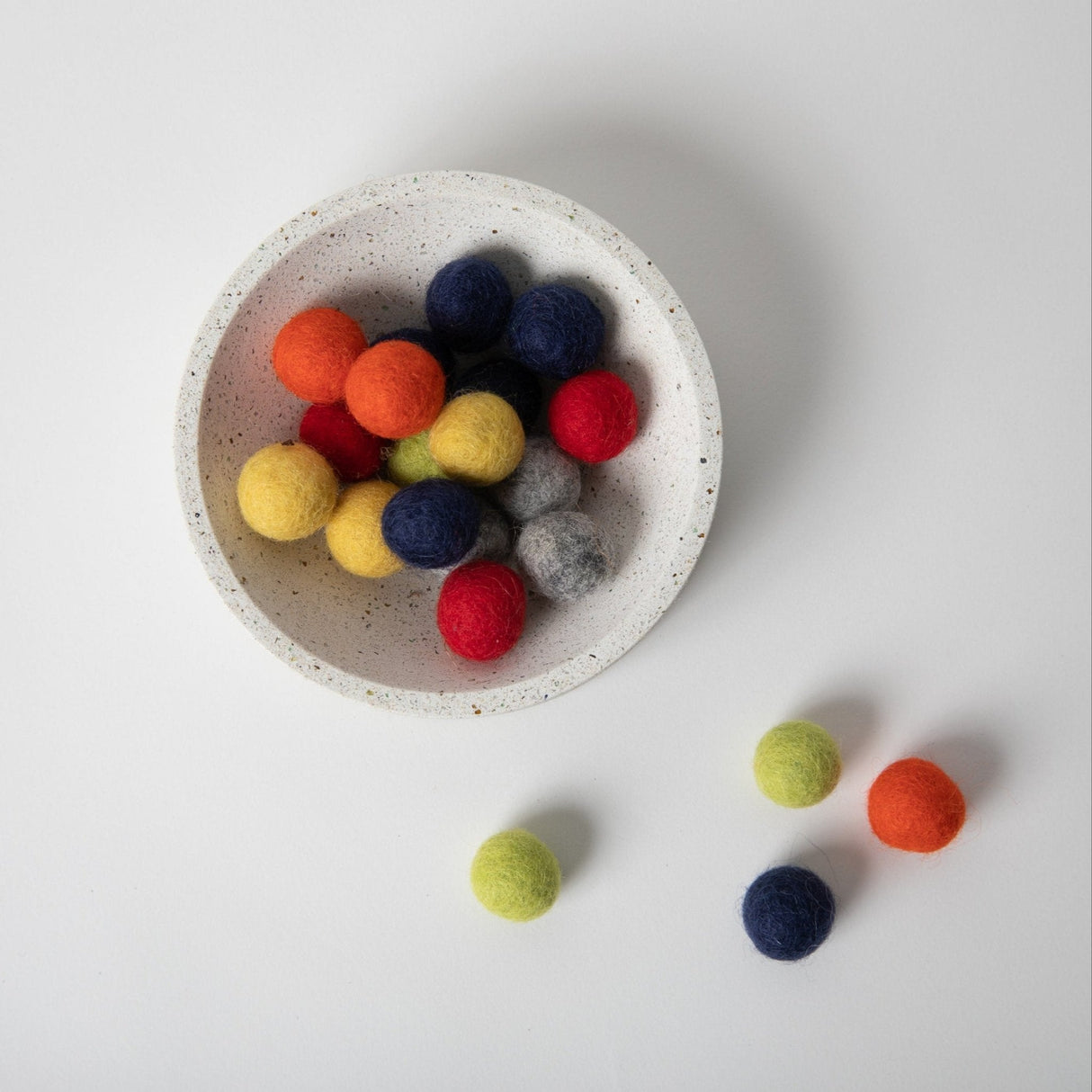 5" Catch-All | White Terrazzo