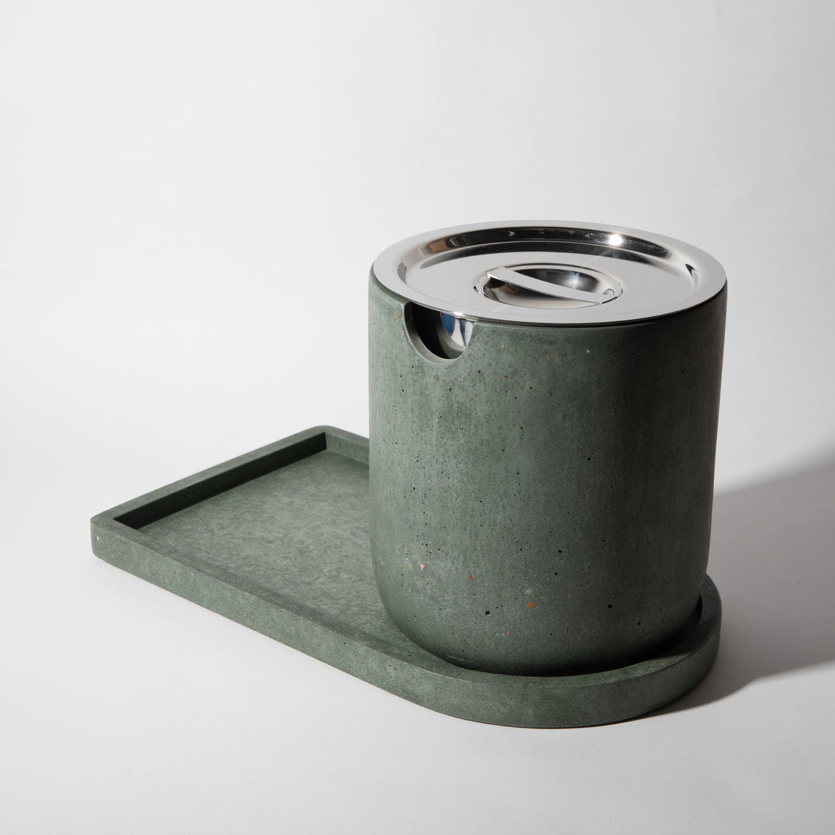 Ice Bucket | Dark Green Terrazzo