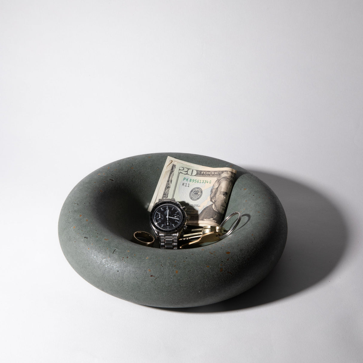 Bubble Catch All (Large) | Dark Green Terrazzo