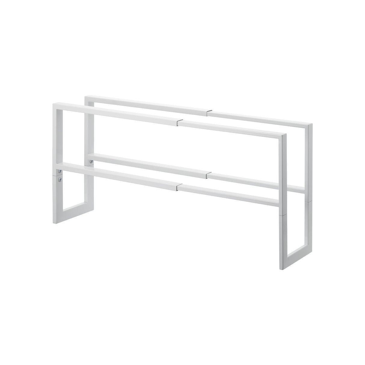 Two-Tier Expandable Shoe Rack (12" H) - Steel