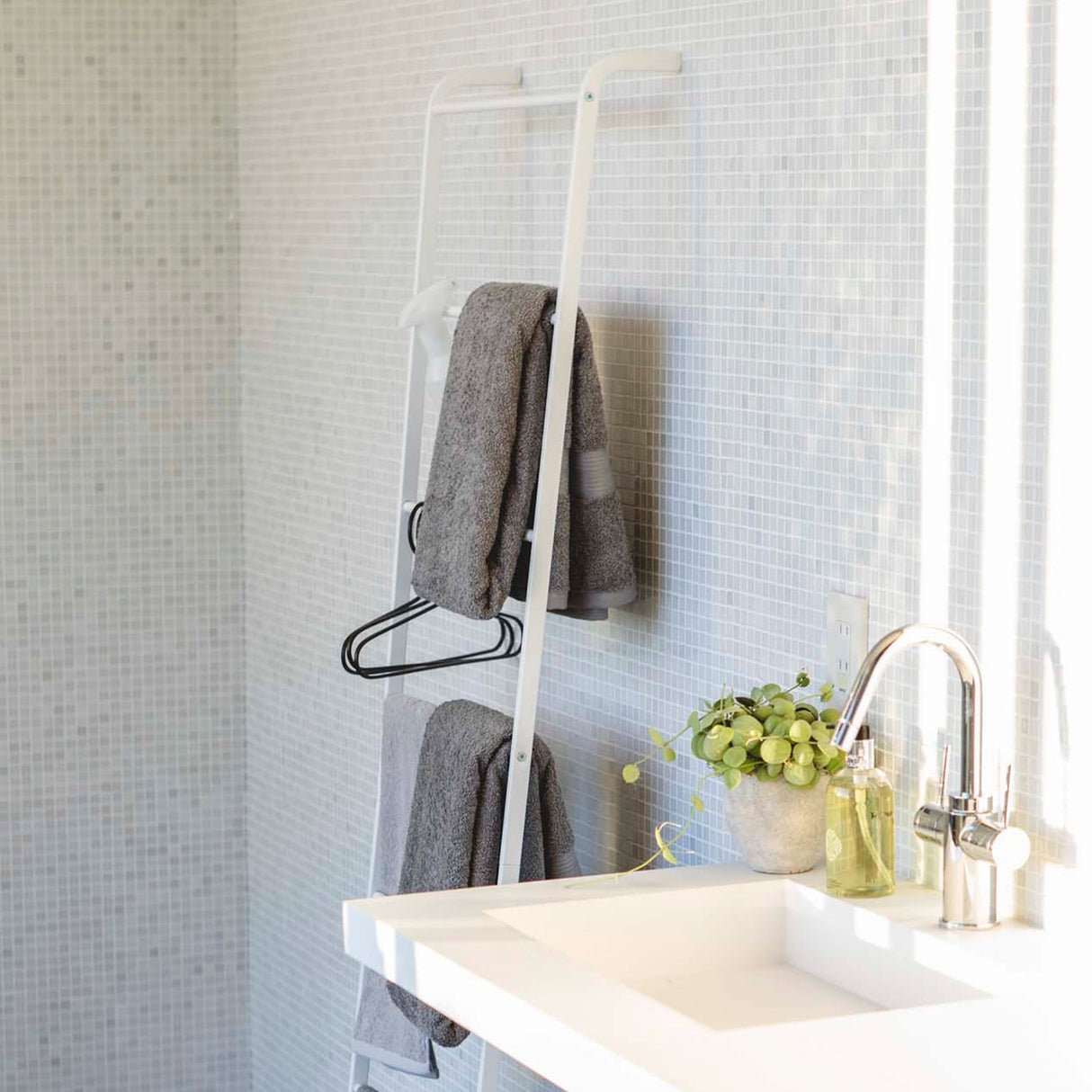 Leaning Storage Ladder (63" H) - Steel