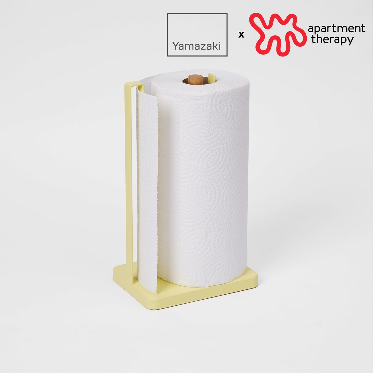 Paper Towel Holder - Steel + Wood