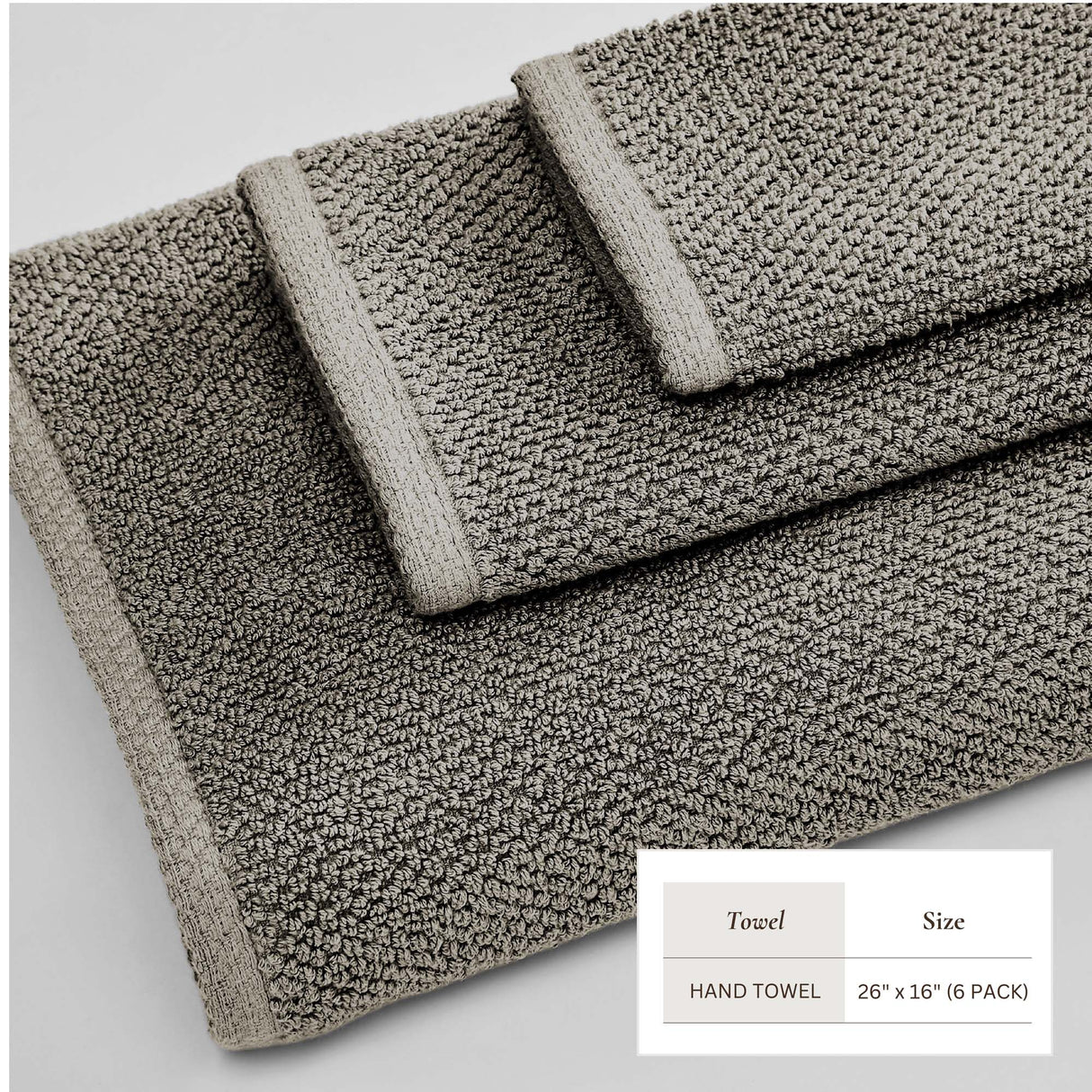 Cotton Textured Bath Towel Set - Acacia Collection