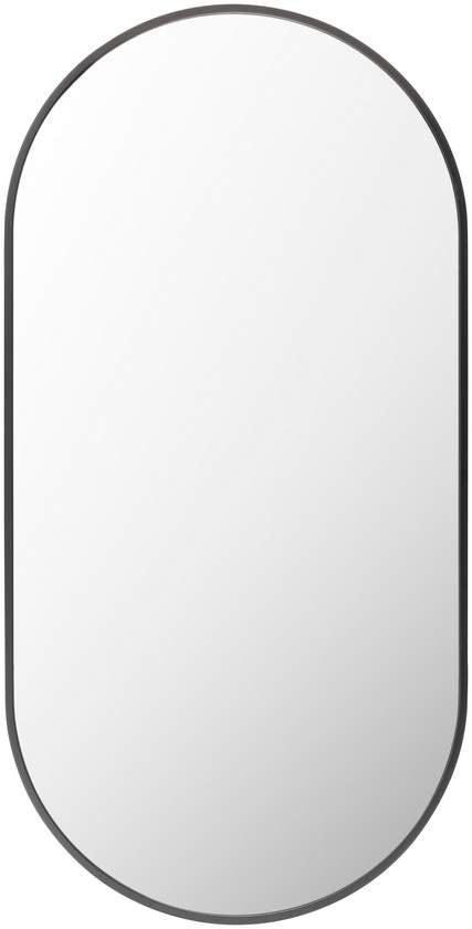 Soyla Modern Black Wall Mirror