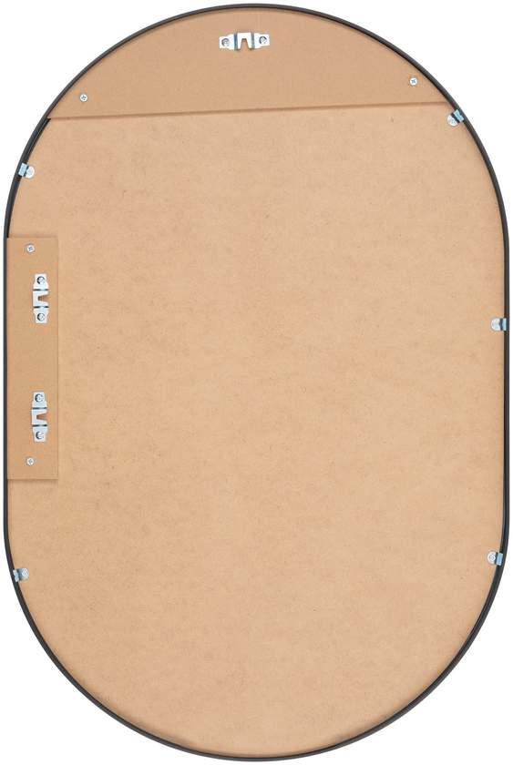 Soyla Modern Black Wall Mirror