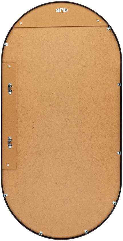 Soyla Modern Black Wall Mirror