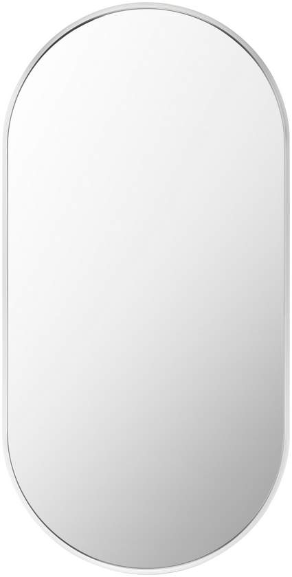 Soyla Modern Metallic Silver Wall Mirror