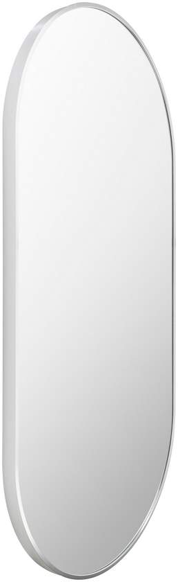 Soyla Modern Metallic Silver Wall Mirror