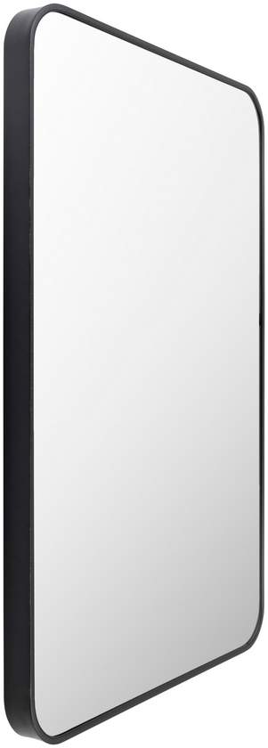 Renna Modern Black Wall Mirror