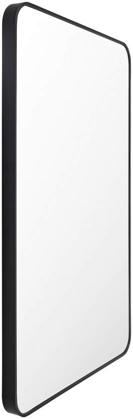 Renna Modern Black Wall Mirror