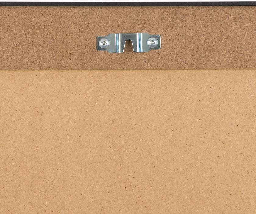 Renna Modern Black Wall Mirror