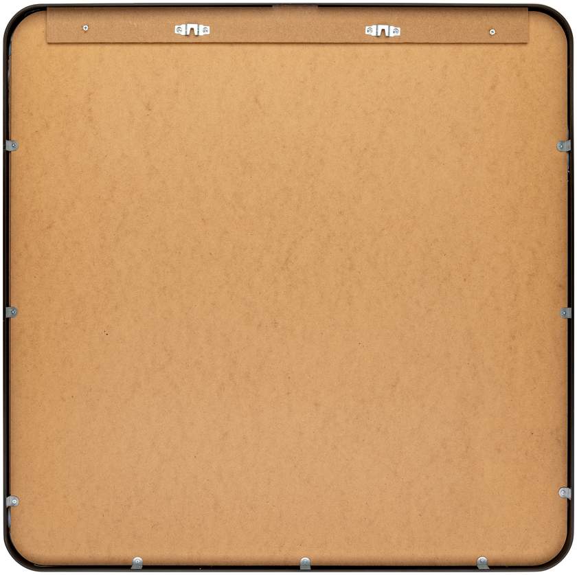 Louvenia Modern Black Wall Mirror