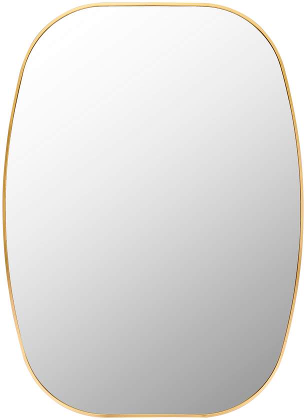 Stephannie Modern Gold Wall Mirror