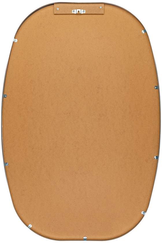 Stephannie Modern Metallic Silver Wall Mirror