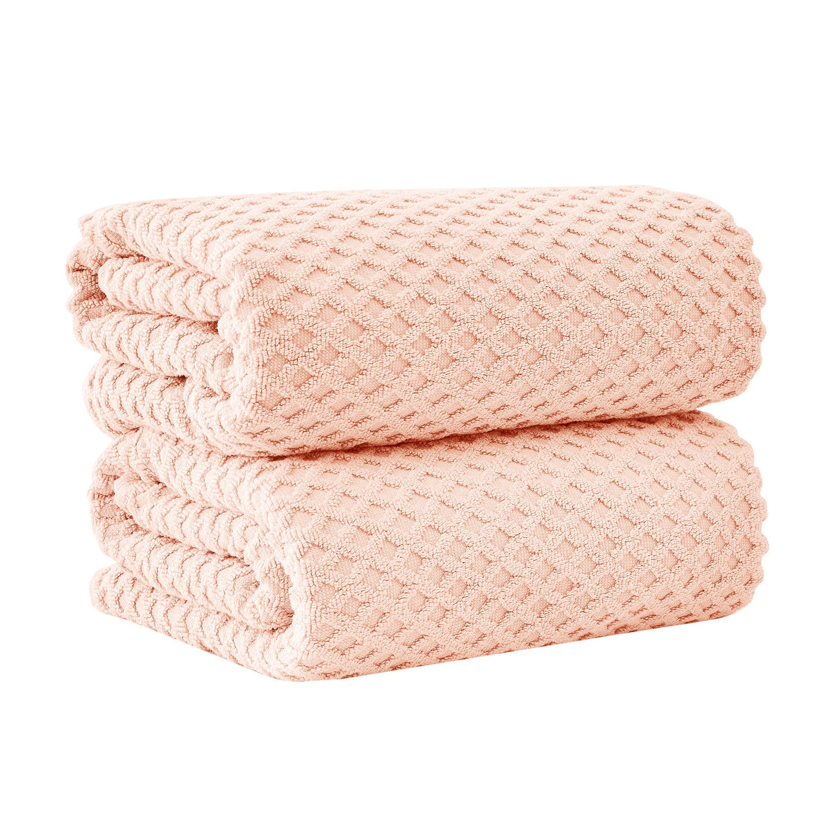 Cotton Diamond Waffle Weave Bath Towel Set - Grayson Collection