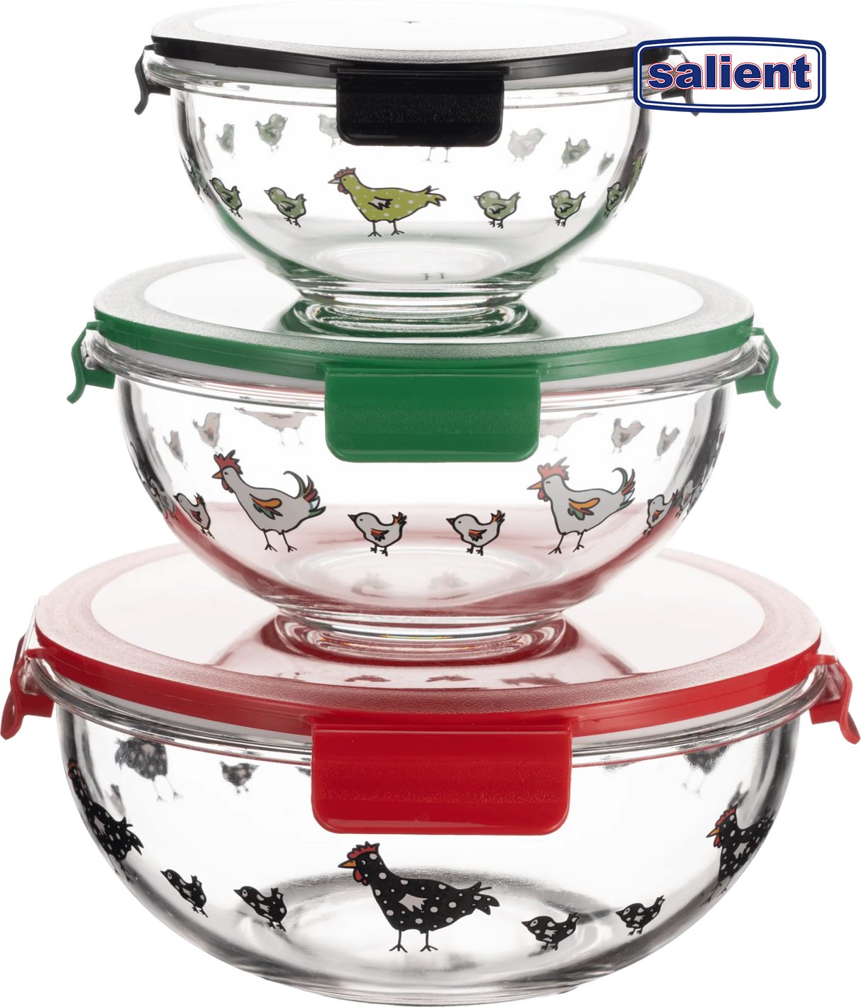 Salient Rooster Bowl Set