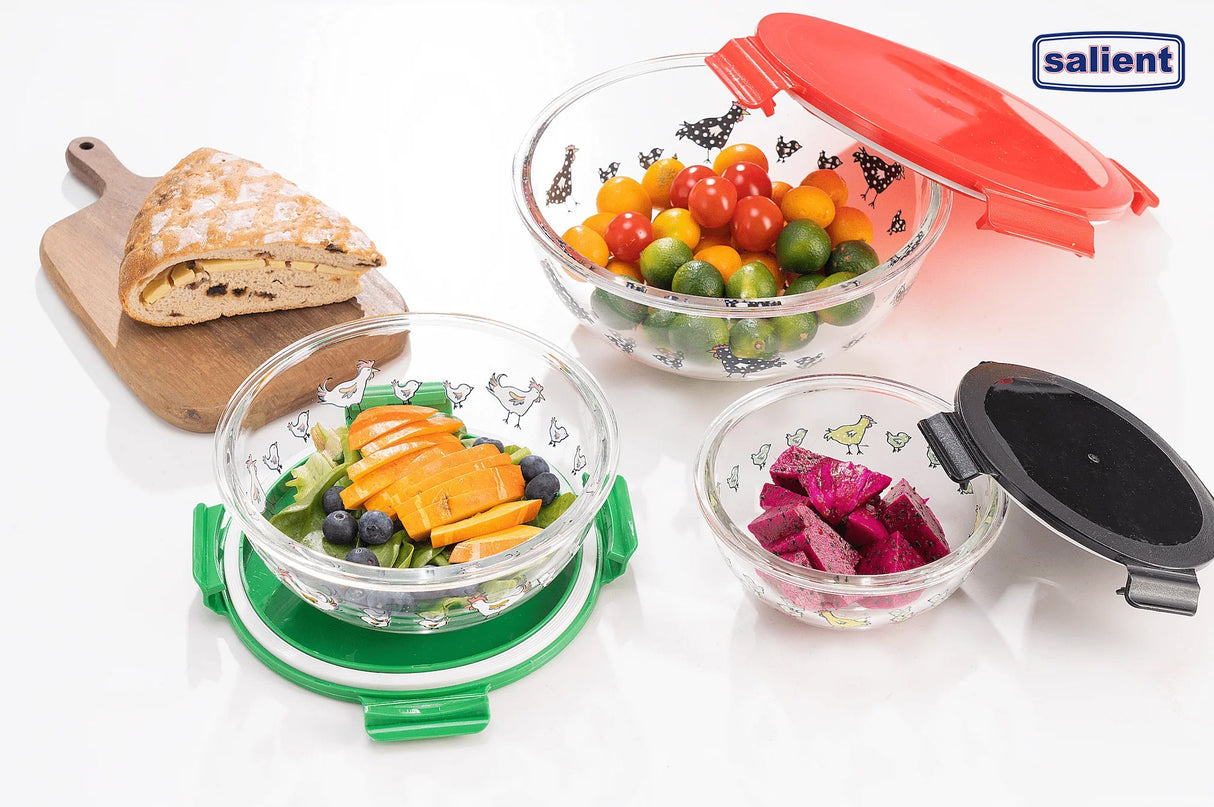 Salient Rooster Bowl Set