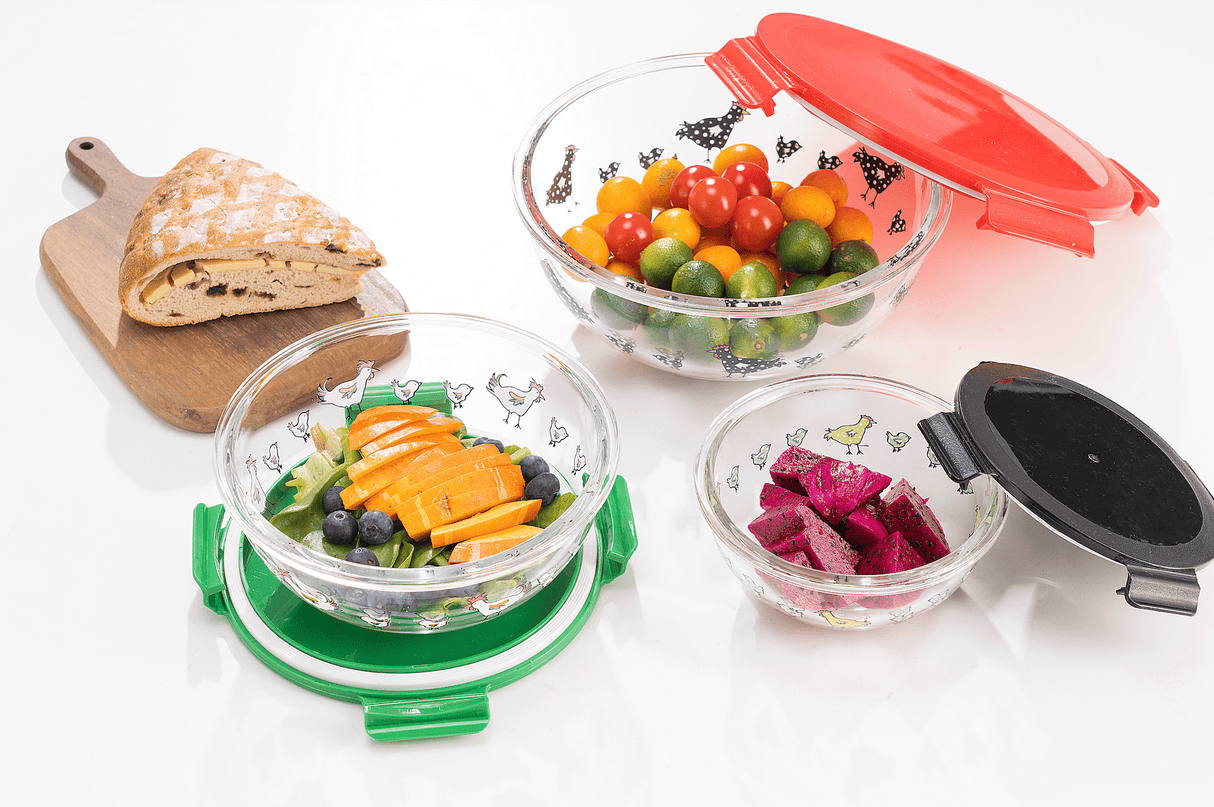 Salient Rooster Bowl Set