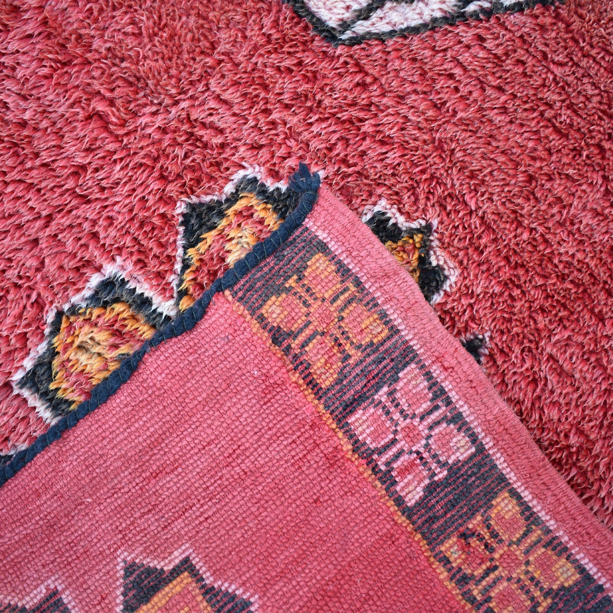 Fatna Vintage Moroccan Wool Rug | 5'3" x 8'2"