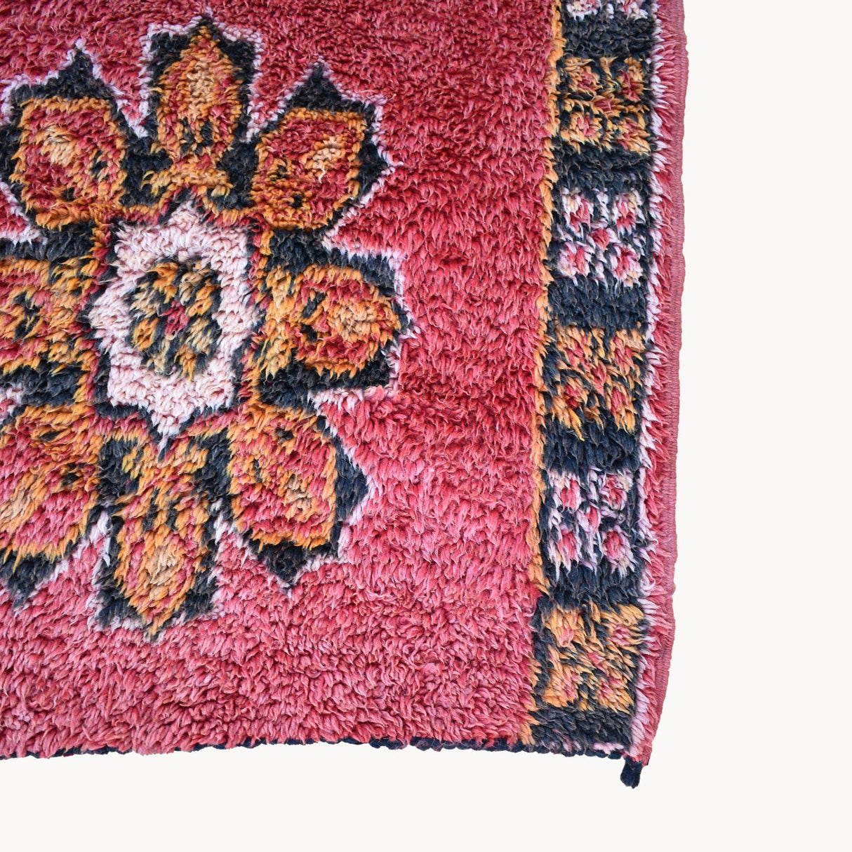 Fatna Vintage Moroccan Wool Rug | 5'3" x 8'2"