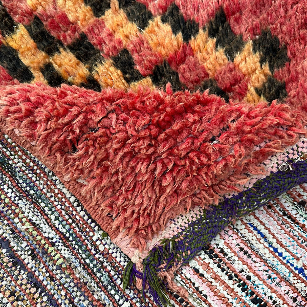 Sine Vintage Moroccan Rug | 3'7" x 6'6"