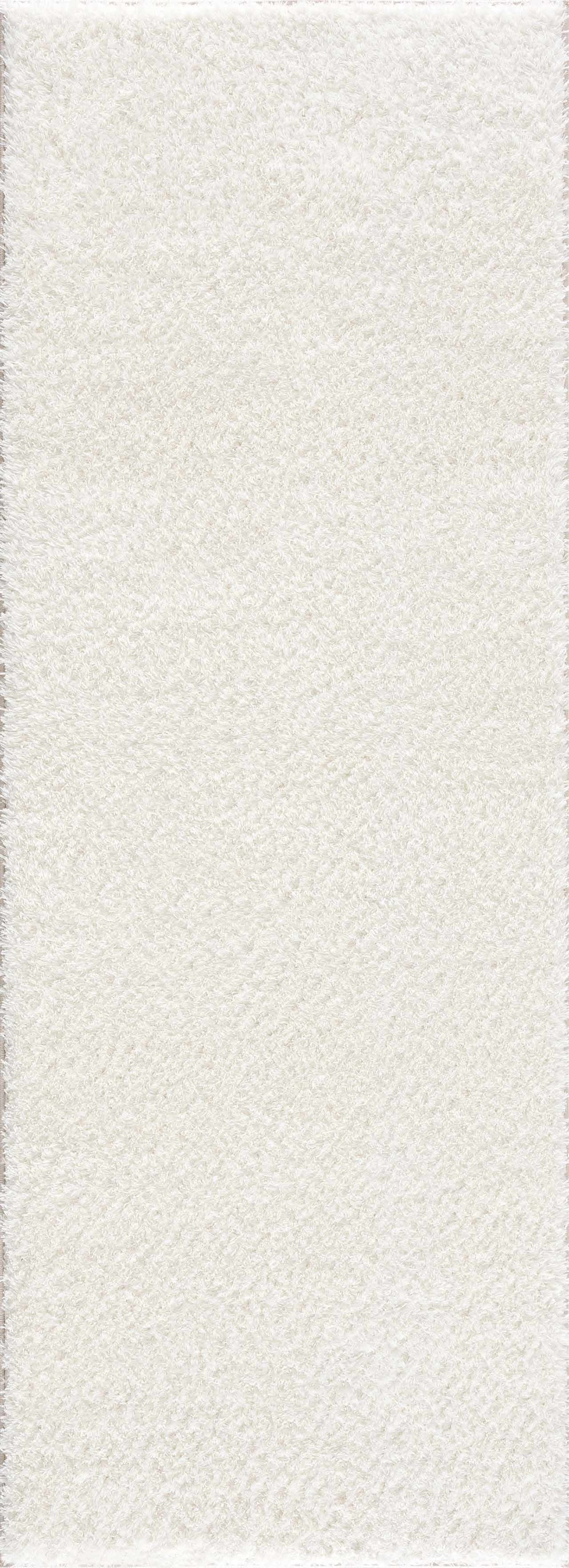 Heavenly Solid Cream Plush Rug