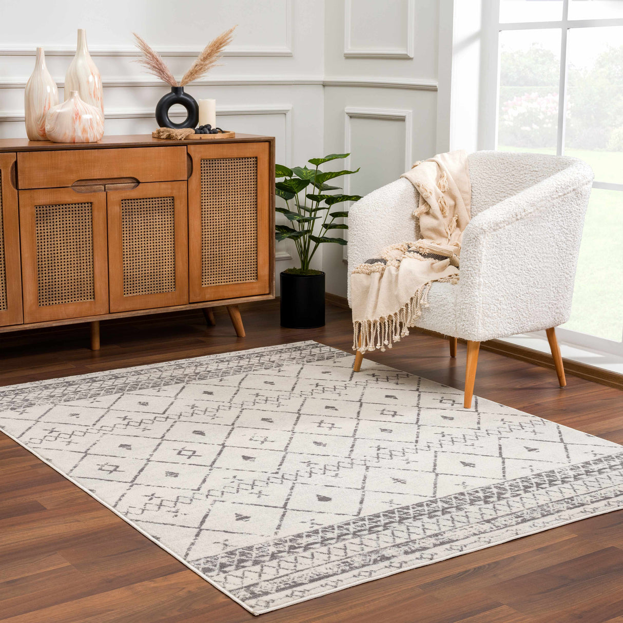 Newville Moroccan Trellis Rug - Clearance