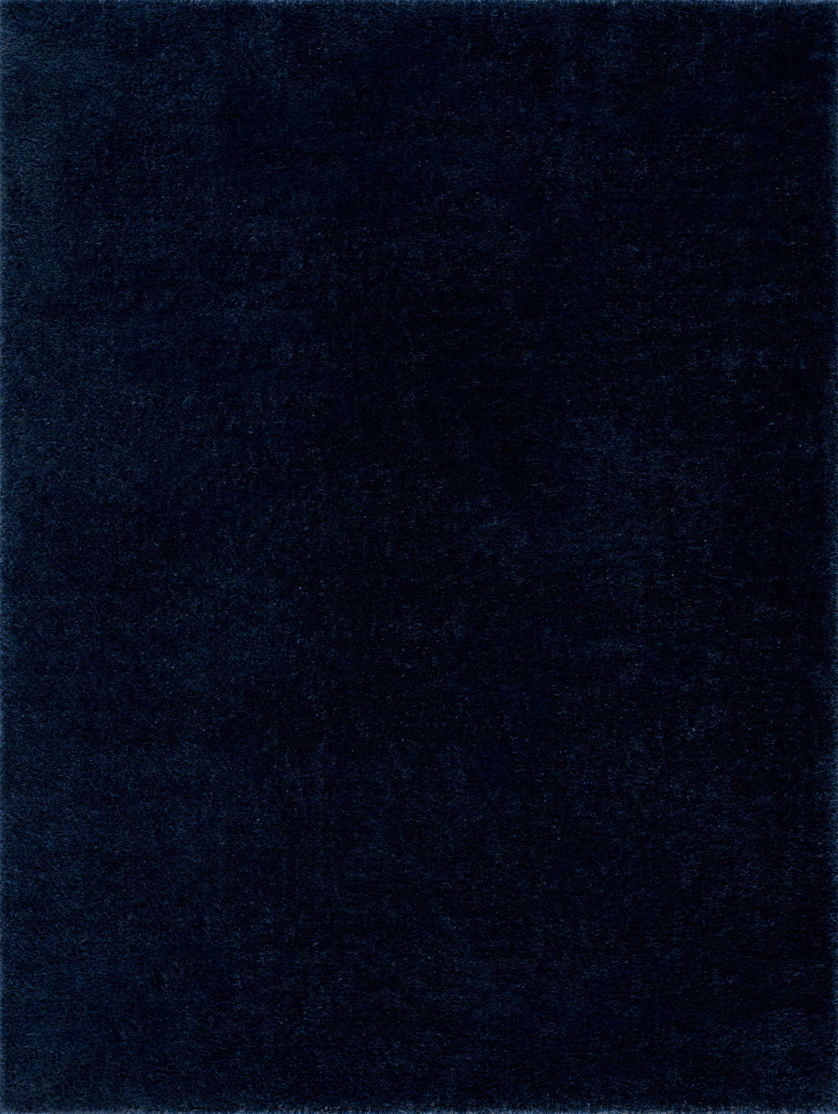 Heavenly Solid Navy Blue Shag Rug - Clearance