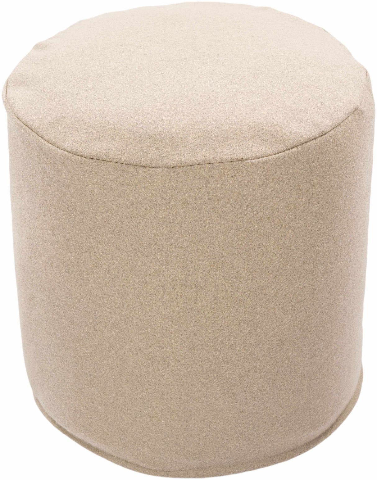 Lengenfeld Taupe Pouf