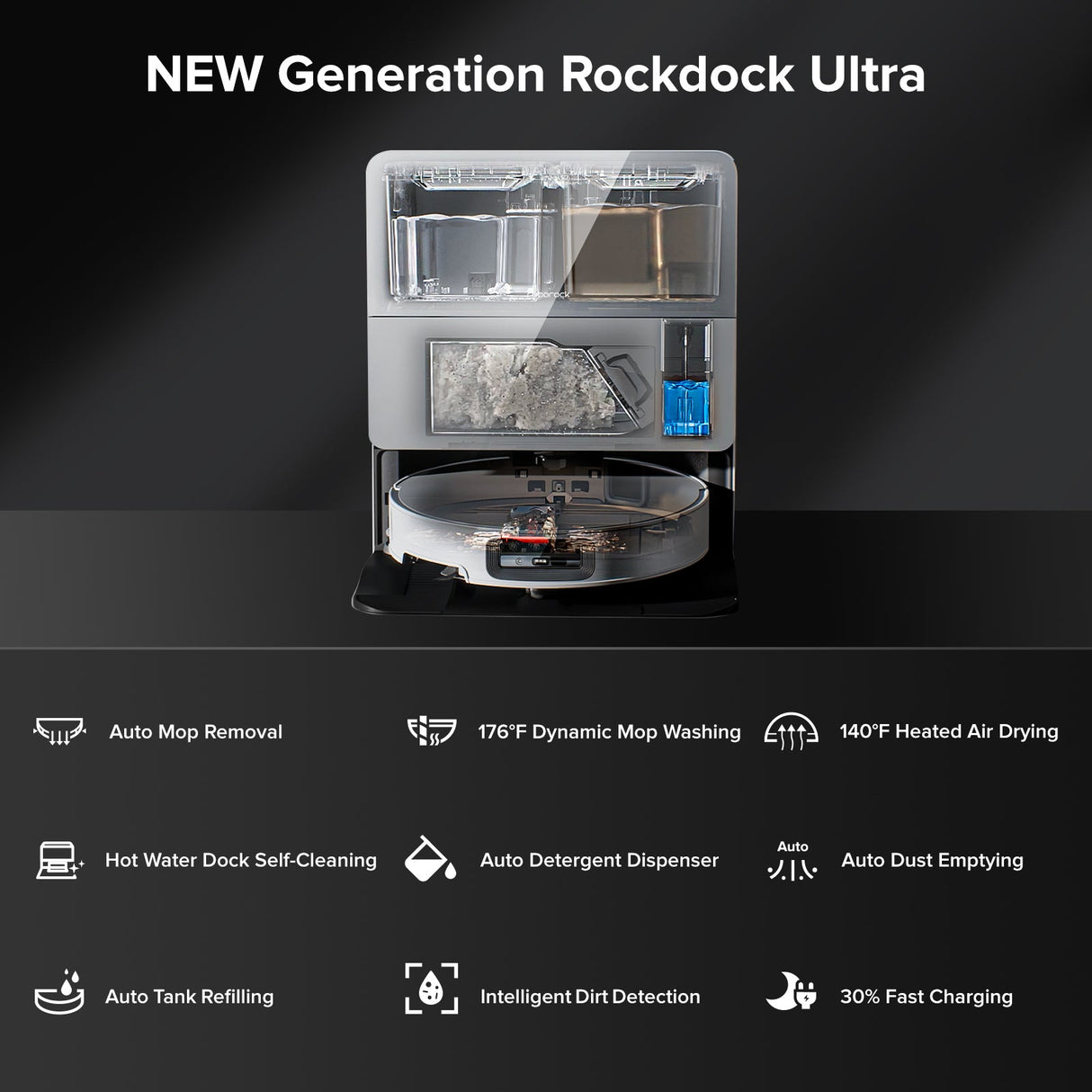 Roborock Saros 10 Robot Vacuum with Dual Anti-tangle System (Upgraded from S8 MaxV Ultra)