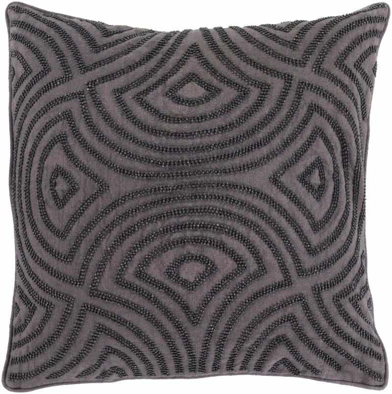 Baars Charcoal Pillow Cover