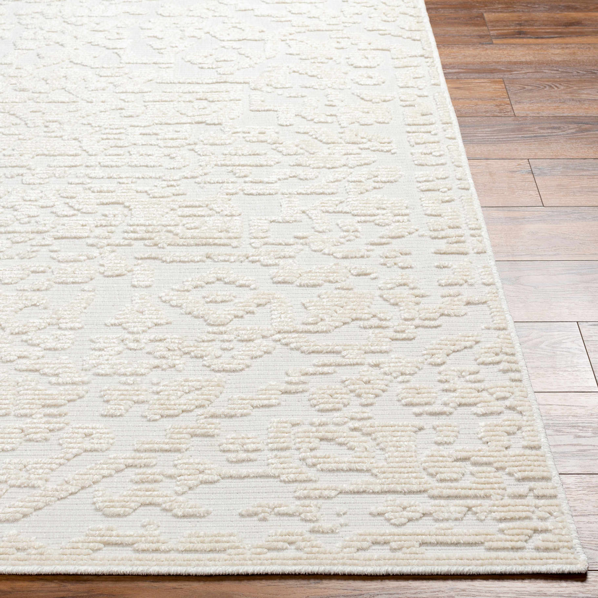 Beren Cream Washable Area Rug - Clearance