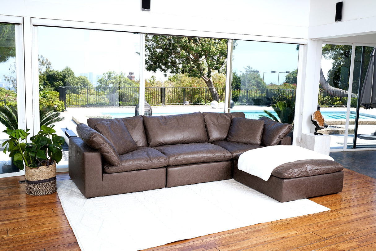 4-Cube Modular Sectional Chaise