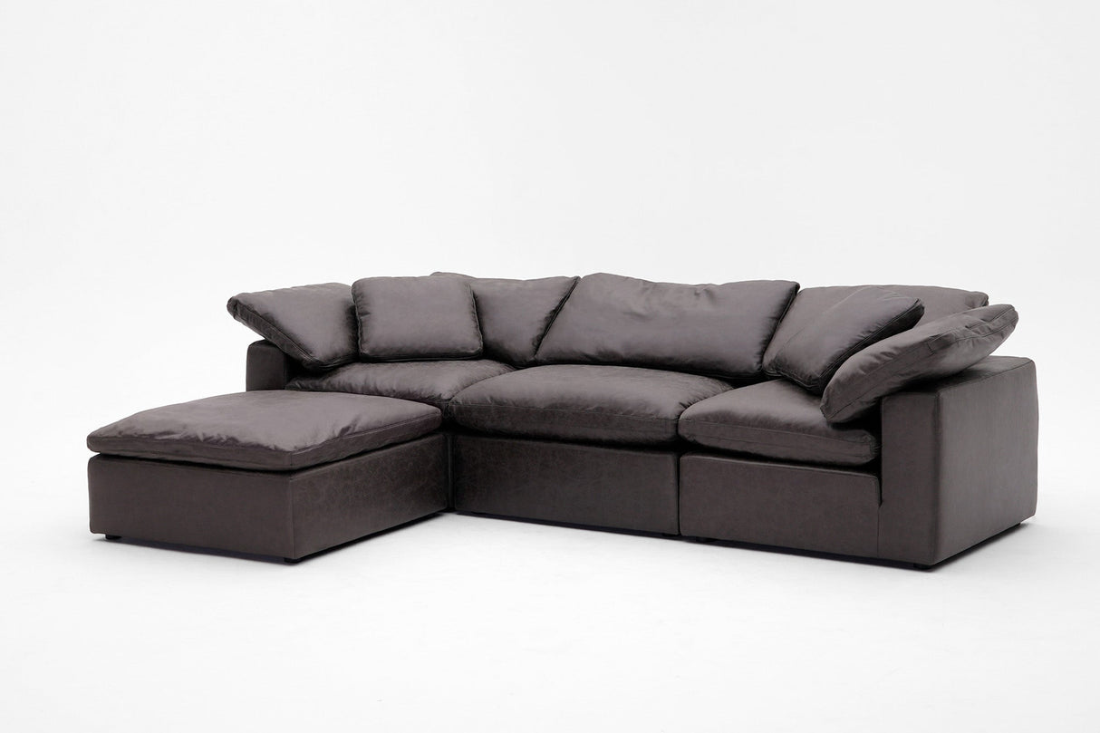 4-Cube Modular Sectional Chaise