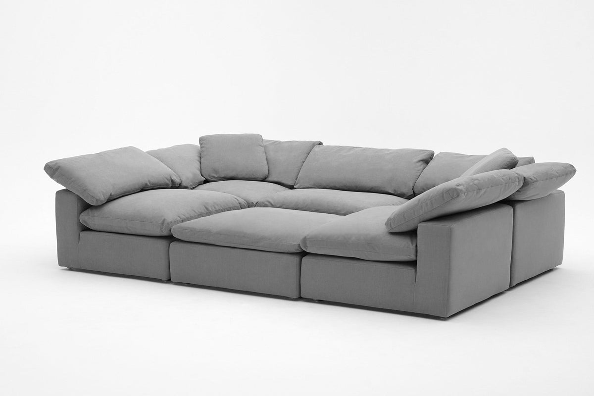 6-Cube Sectional or Iconic Movie Pit