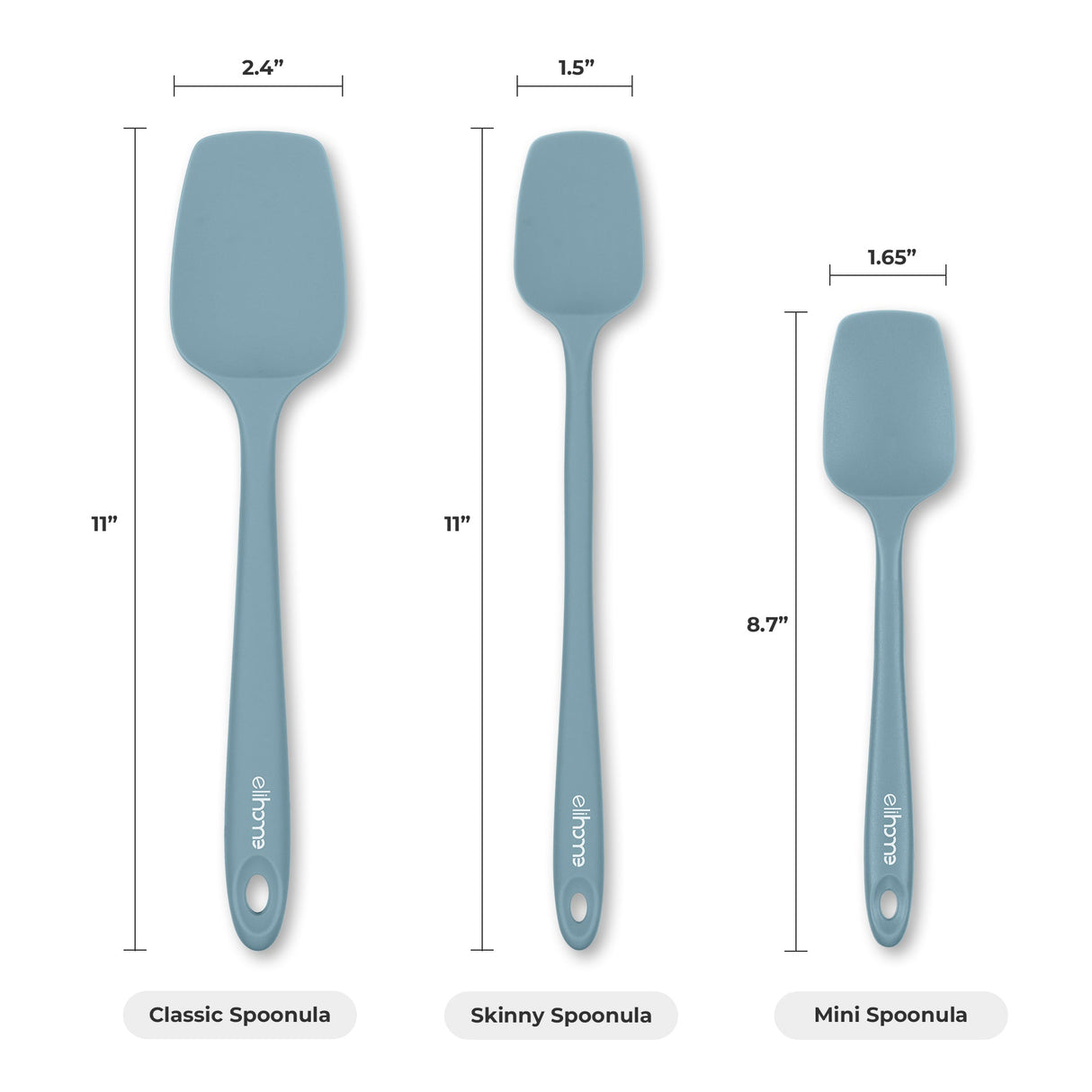 Elihome Skinny Slim Spoonula - 11" L x 1.5" W