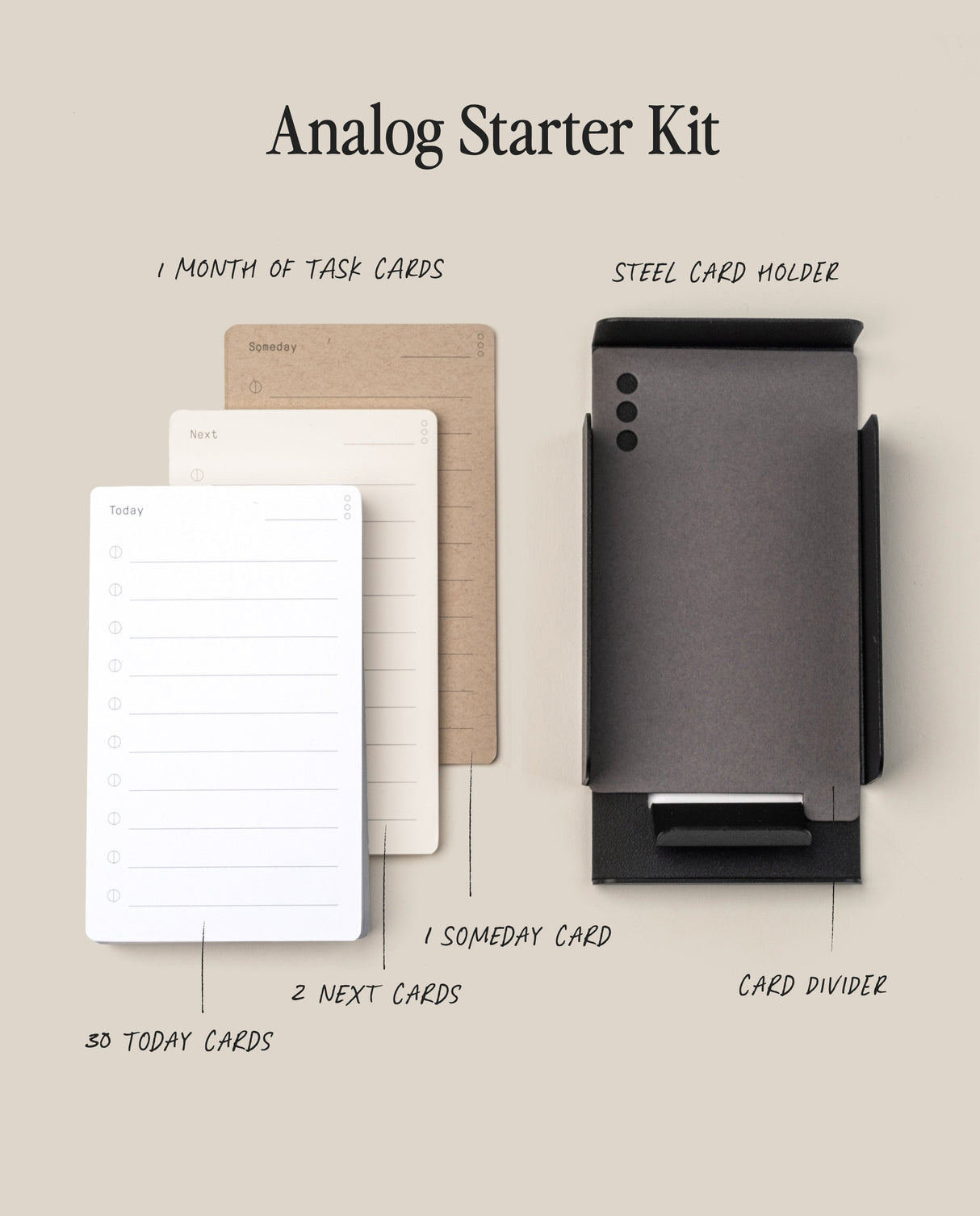 Analog Starter Kit (Black Steel)