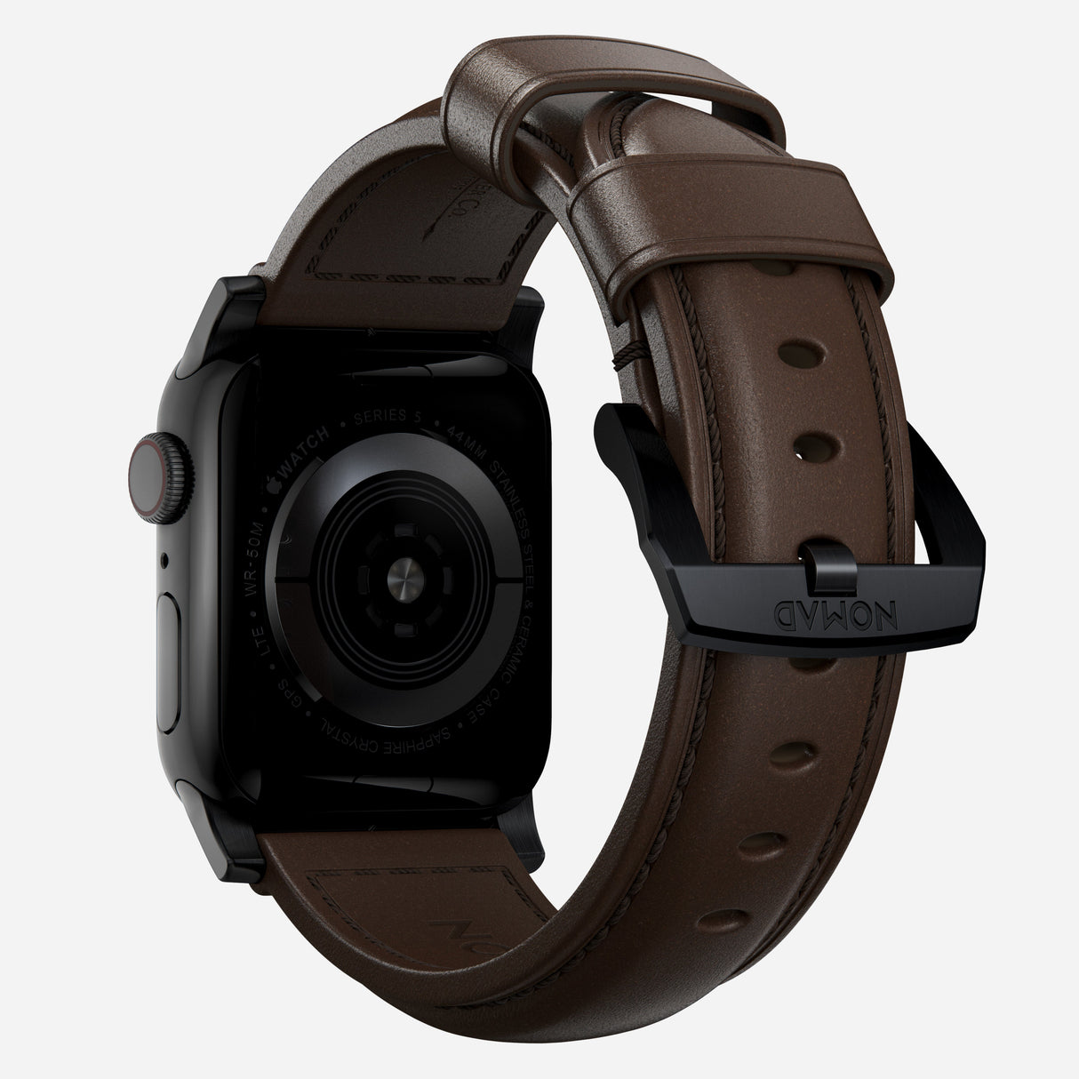 Traditional Band - 46mm/49mm | Black Hardware | Rustic Brown | Horween