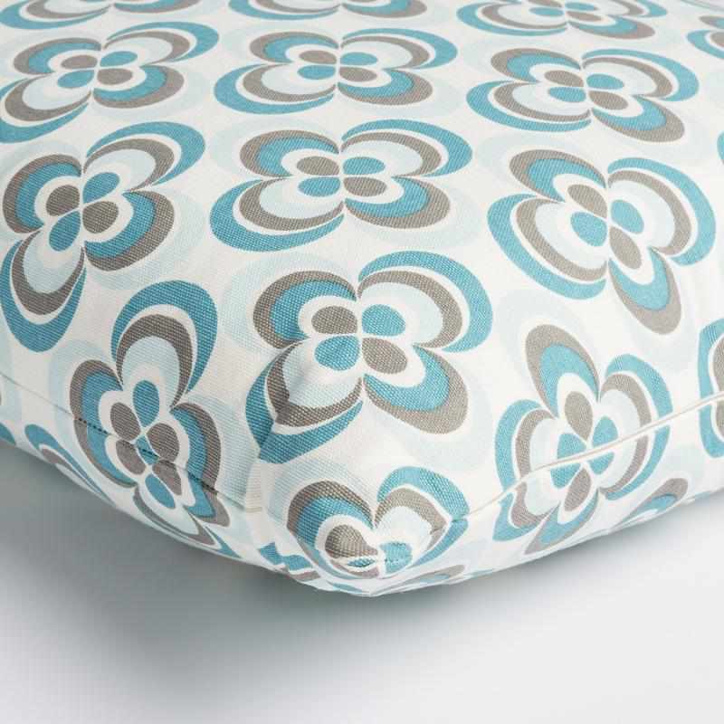 Mander Teal Pillow Cover