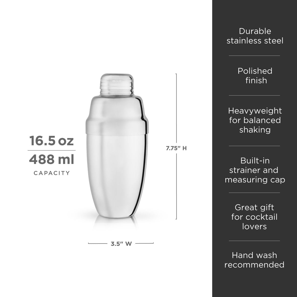 Harrison Heavyweight Cocktail Shaker