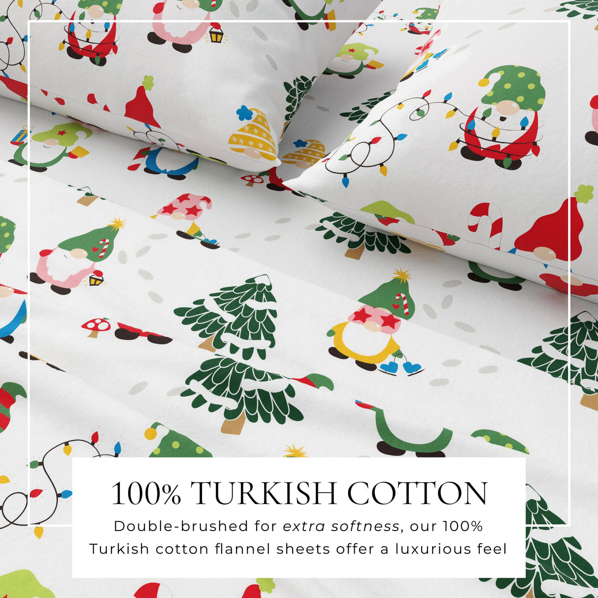 4-Piece Turkish Cotton Flannel Sheet - Whittaker Collection