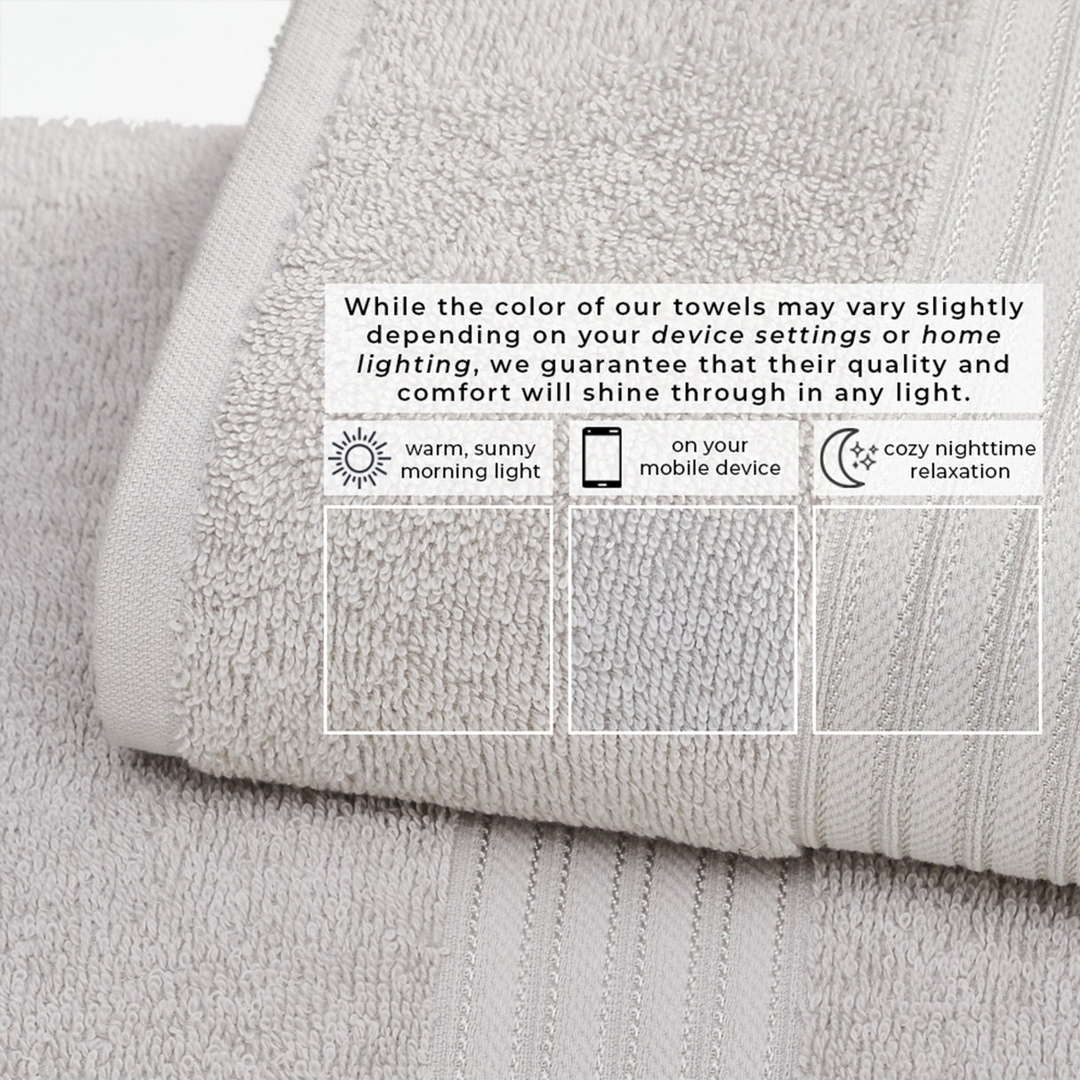 Cotton Terry Bath Towel Set - Cooper Collection