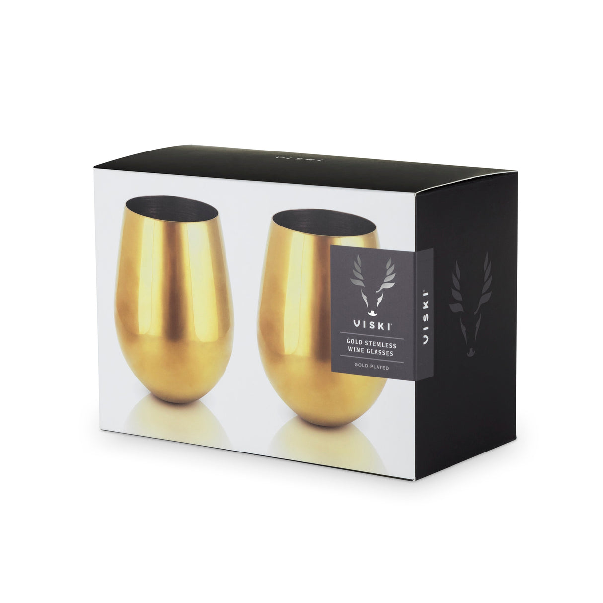 Belmont Stemless Wine Glasses, Set of 2