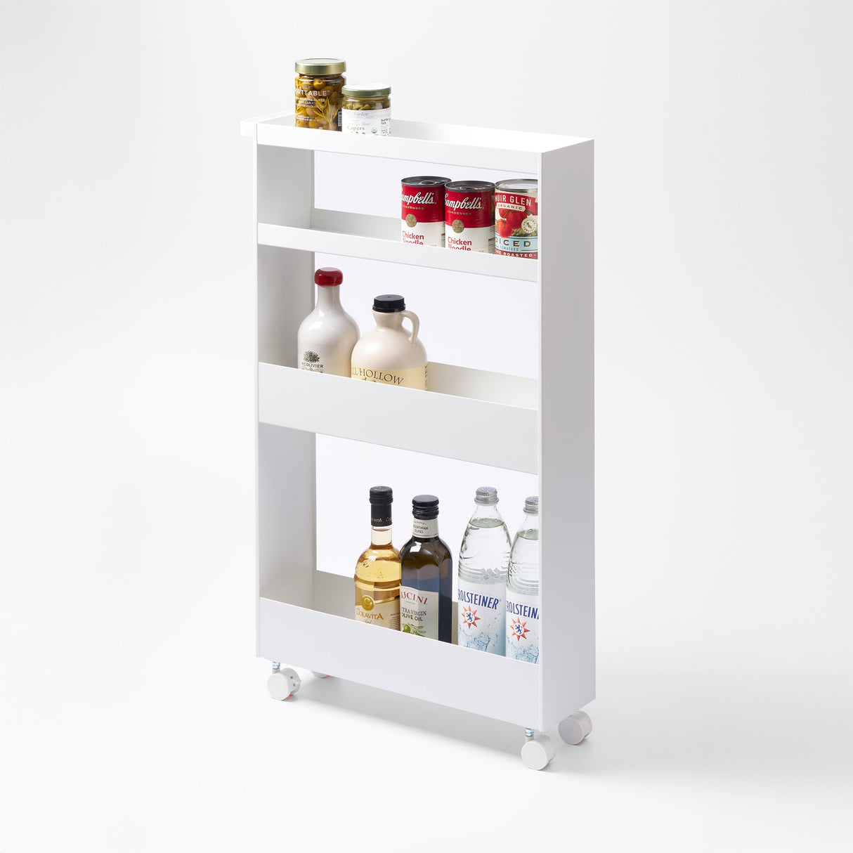 Slim Rolling Wagon (31.7" H) - Steel