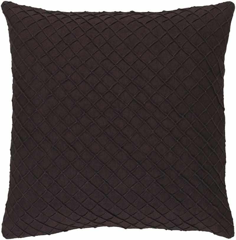 Veecaten Dark Brown Pillow Cover