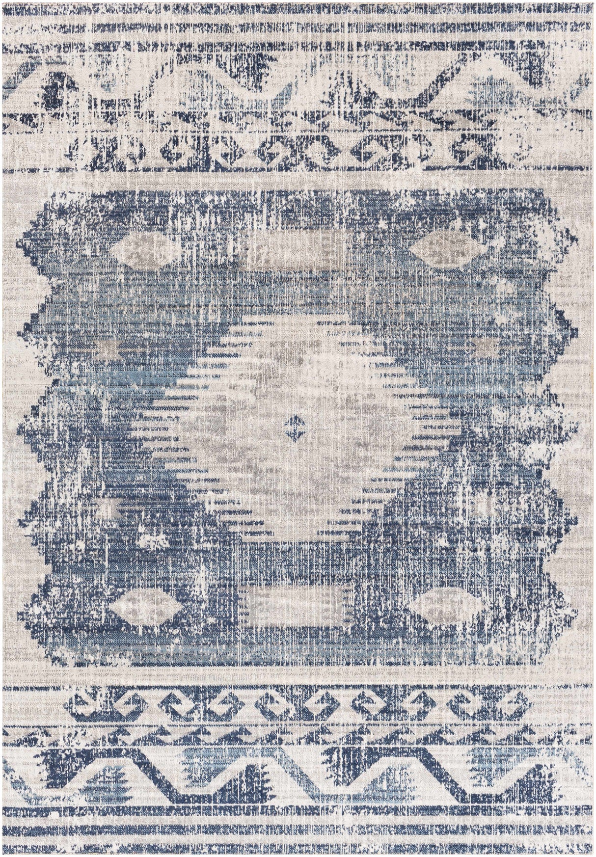 Westmount Denim Aztec Area Rug