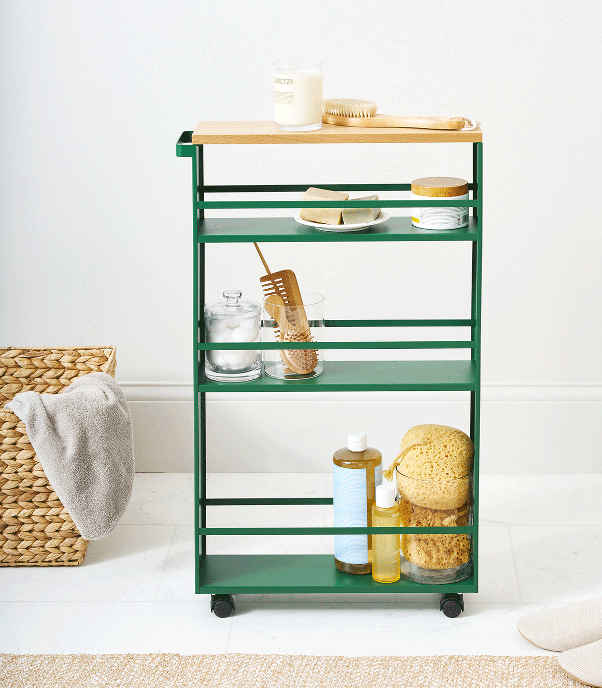 Slim Storage Cart (32" H) - Steel