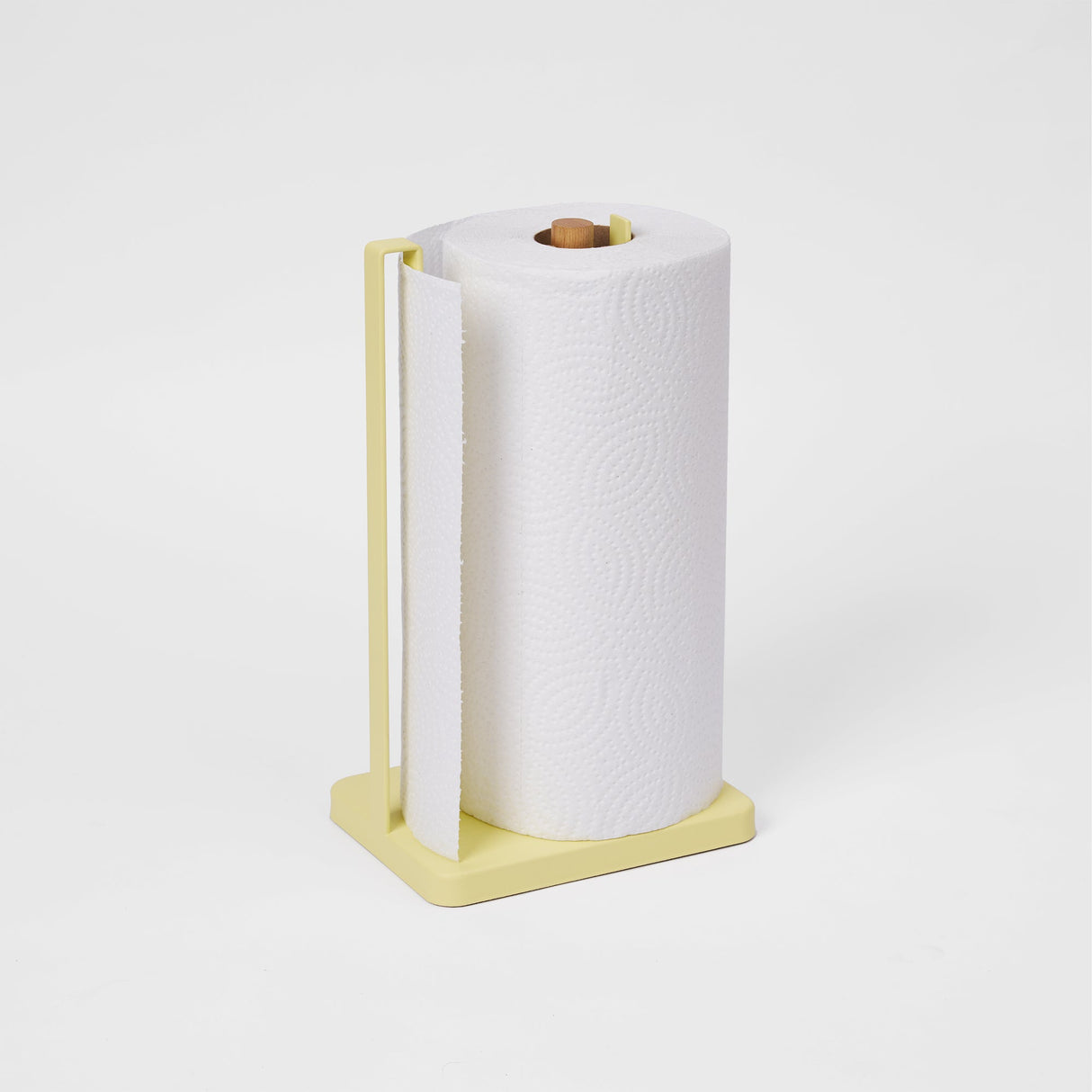 Paper Towel Holder - Steel + Wood