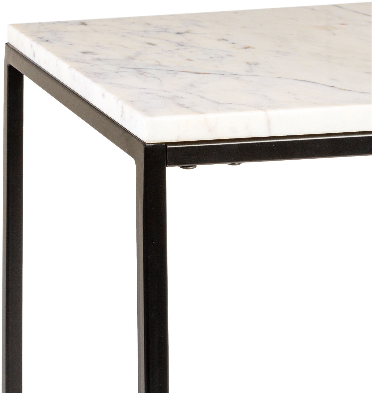 Teuva White End Table