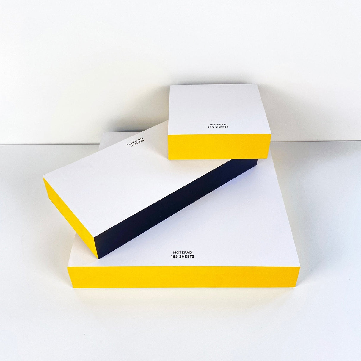 Color-edged Pads: Matte Yellow, 3 sizes